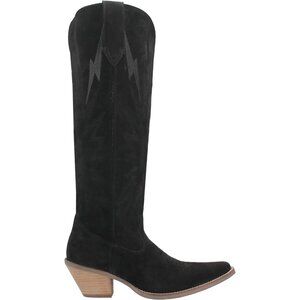 Dingo Thunder Road Black Leather Western Boots – Women’s 7.5